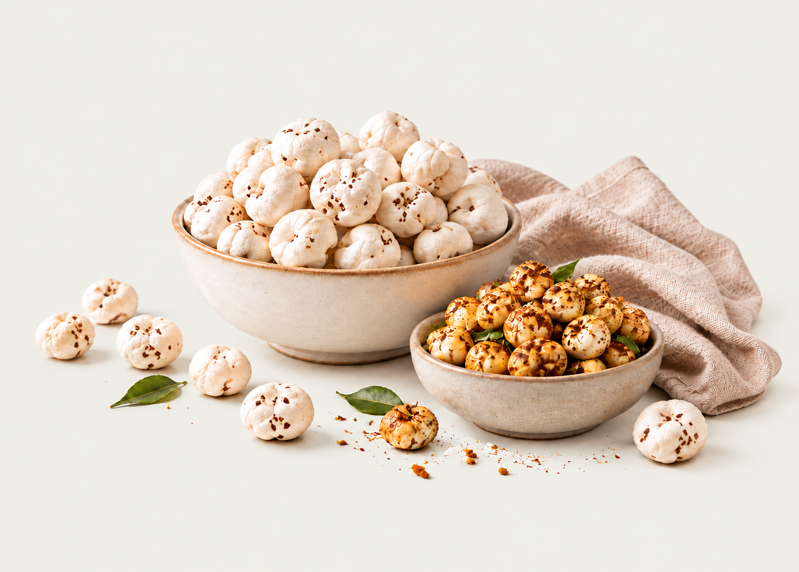 Handpicked Foxnuts, Roasted to Perfection.
