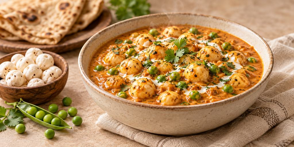 Makhana Matar Curry