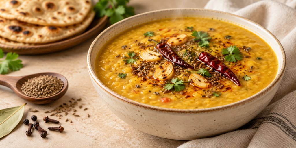 Tadka Dal with Whole Spices